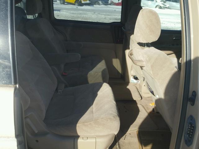 2HKRL18652H530905 - 2002 HONDA ODYSSEY EX GOLD photo 6