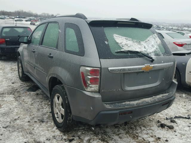 2CNDL23F066211117 - 2006 CHEVROLET EQUINOX LS GRAY photo 3