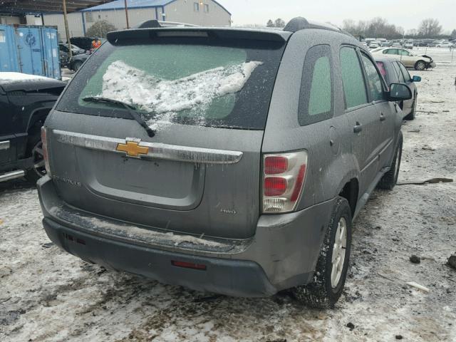 2CNDL23F066211117 - 2006 CHEVROLET EQUINOX LS GRAY photo 4