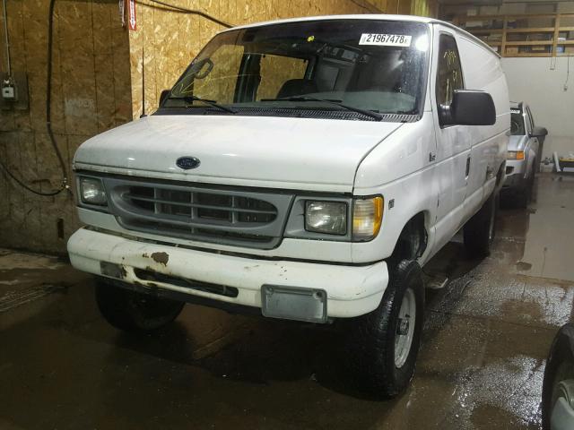 1FTNE24L91HA14215 - 2001 FORD ECONOLINE WHITE photo 2