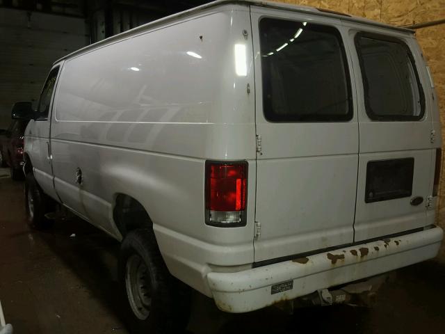 1FTNE24L91HA14215 - 2001 FORD ECONOLINE WHITE photo 3