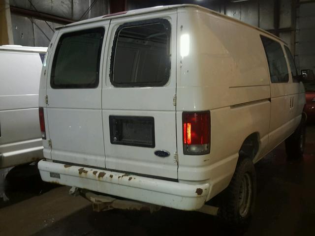 1FTNE24L91HA14215 - 2001 FORD ECONOLINE WHITE photo 4