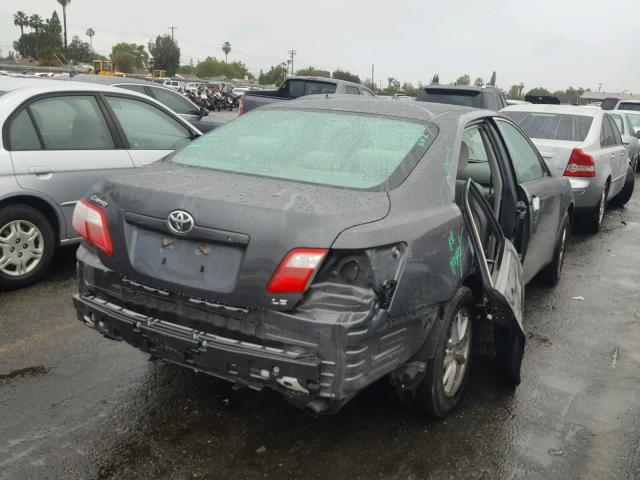 4T1BE46K87U117768 - 2007 TOYOTA CAMRY NEW GRAY photo 4