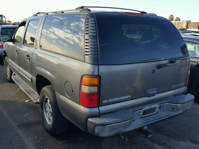 1GNEC16T62J287515 - 2002 CHEVROLET SUBURBAN C GRAY photo 3