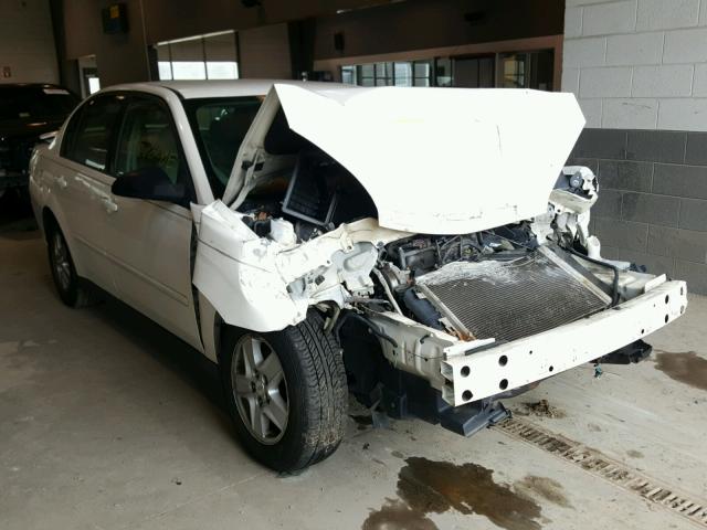 1G1ZT52895F313270 - 2005 CHEVROLET MALIBU LS WHITE photo 1