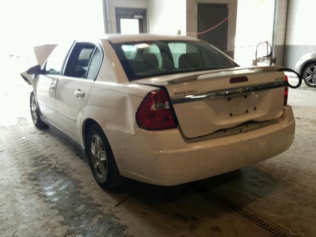 1G1ZT52895F313270 - 2005 CHEVROLET MALIBU LS WHITE photo 3