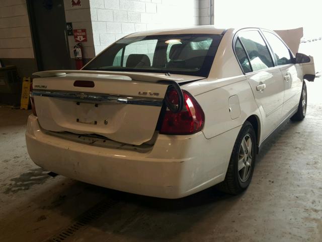 1G1ZT52895F313270 - 2005 CHEVROLET MALIBU LS WHITE photo 4