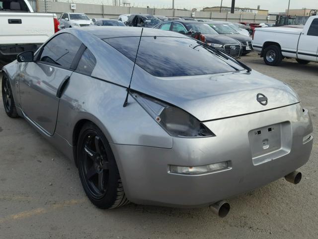 JN1AZ34D74T165012 - 2004 NISSAN 350Z COUPE GRAY photo 3