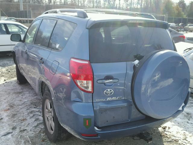 JTMZD33VX65017548 - 2006 TOYOTA RAV4 BLUE photo 3