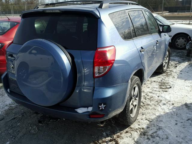 JTMZD33VX65017548 - 2006 TOYOTA RAV4 BLUE photo 4