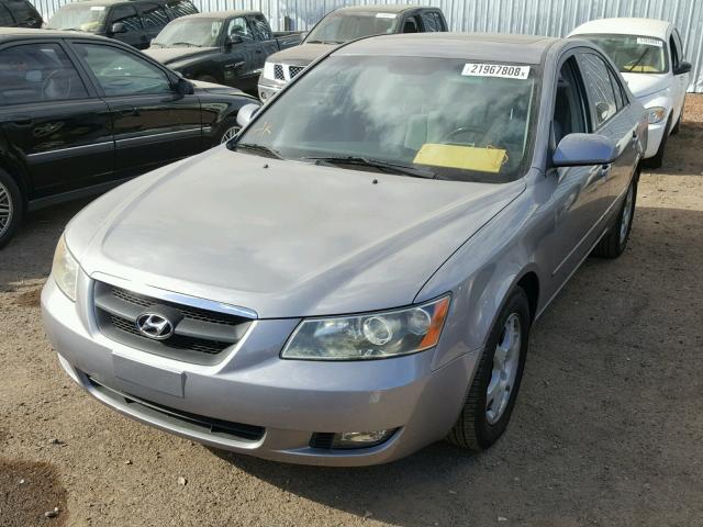 5NPEU46C36H056352 - 2006 HYUNDAI SONATA GLS GRAY photo 2