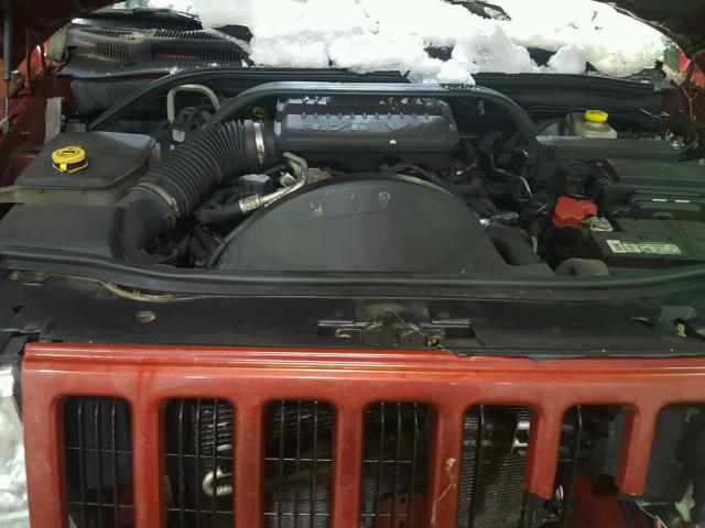 1J8HG48K96C273109 - 2006 JEEP COMMANDER RED photo 7