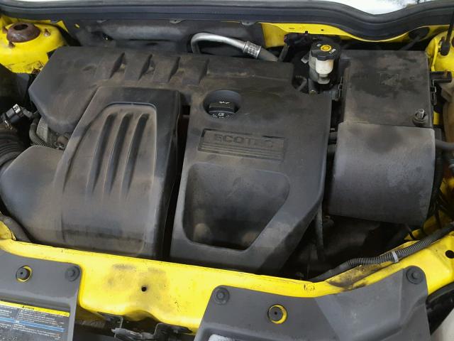 1G2AL15F377327609 - 2007 PONTIAC G5 YELLOW photo 7