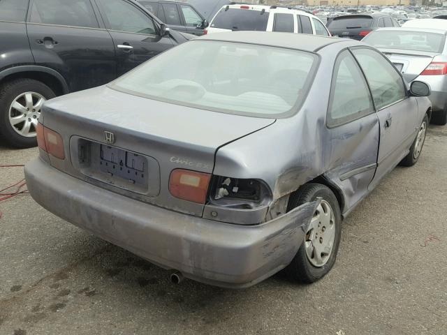 2HGEJ1124SH568647 - 1995 HONDA CIVIC EX GRAY photo 4