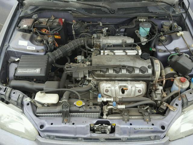 2HGEJ1124SH568647 - 1995 HONDA CIVIC EX GRAY photo 7