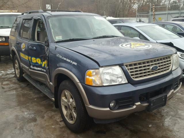 1FMZU74E23UC42386 - 2003 FORD EXPLORER E BLUE photo 1