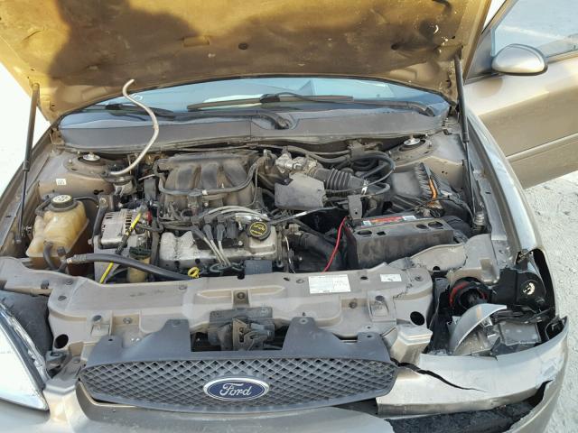 1FAFP56U86A179894 - 2006 FORD TAURUS SEL GOLD photo 7