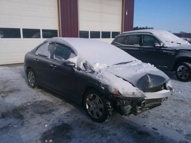 2HGFA16519H309809 - 2009 HONDA CIVIC LX GRAY photo 1