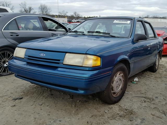 2FAPP36X3PB115125 - 1993 FORD TEMPO GL GREEN photo 2