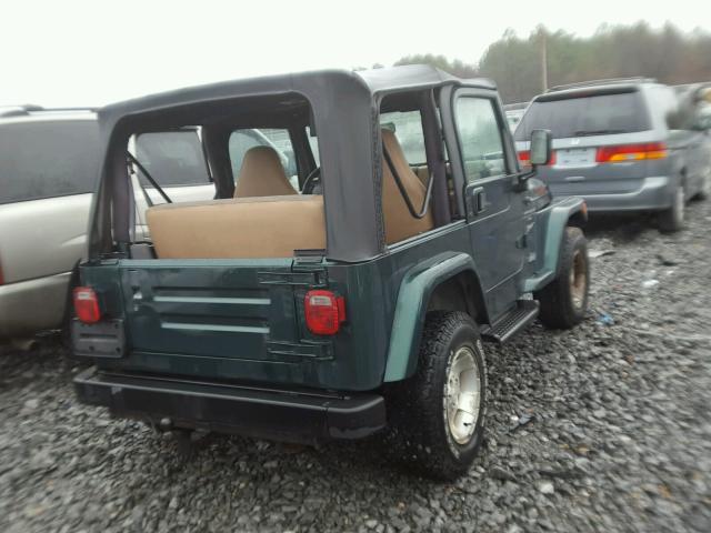 1J4FA49S2YP732176 - 2000 JEEP WRANGLER / GREEN photo 4