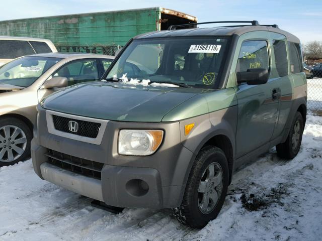 5J6YH28694L018088 - 2004 HONDA ELEMENT EX GREEN photo 2