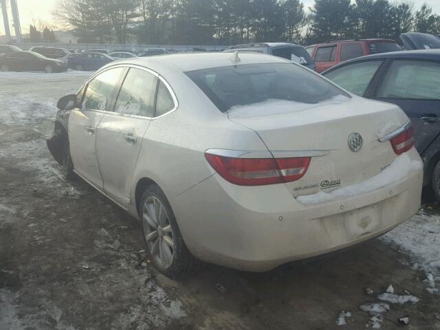 1G4PS5SK5D4232866 - 2013 BUICK VERANO WHITE photo 3