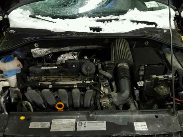 1VWAP7A3XDC005239 - 2013 VOLKSWAGEN PASSAT S Կապույտ լուսանկար 7