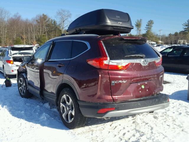 5J6RW2H50HL043890 - 2017 HONDA CR-V EX BURGUNDY photo 3