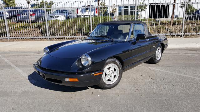 ZARBB32G5M6007548 - 1991 ALFA ROMEO SPIDER BLACK photo 2