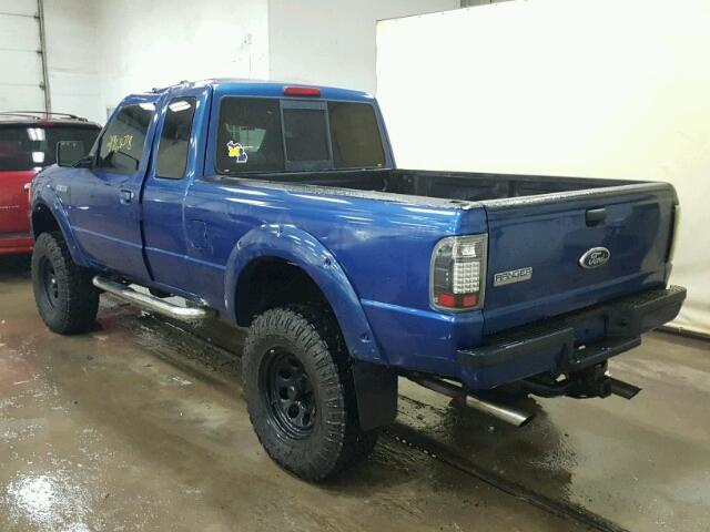 1FTZR45E47PA67226 - 2007 FORD RANGER SUP BLUE photo 3