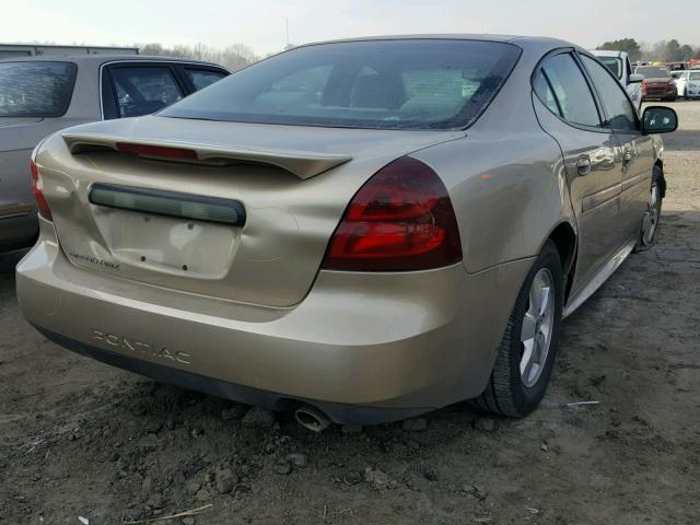 2G2WP522251210083 - 2005 PONTIAC GRAND PRIX GOLD photo 4