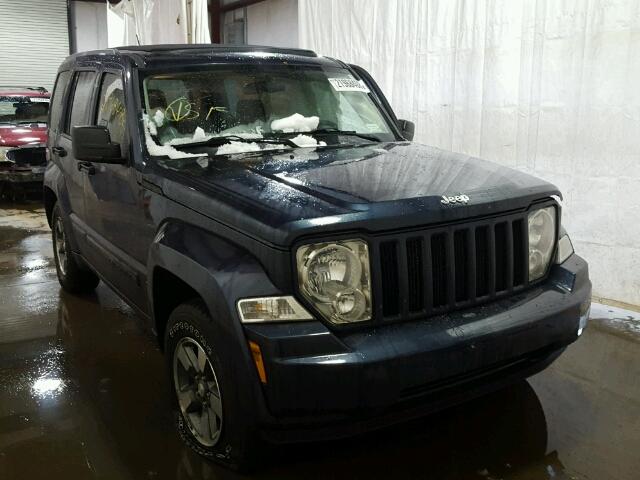 1J8GN28K18W282023 - 2008 JEEP LIBERTY SP BLUE photo 1