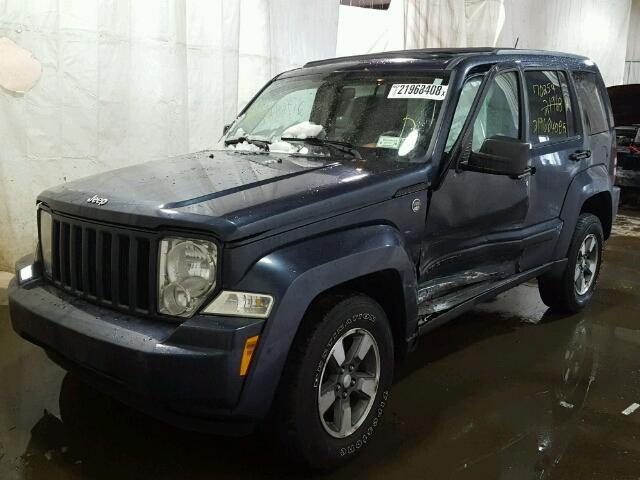 1J8GN28K18W282023 - 2008 JEEP LIBERTY SP BLUE photo 10