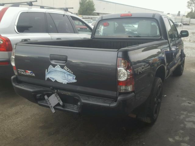 5TETX22N69Z602332 - 2009 TOYOTA TACOMA ACC GRAY photo 4