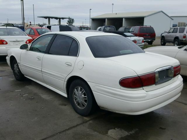 1G4HP52K25U282356 - 2005 BUICK LESABRE CU WHITE photo 3