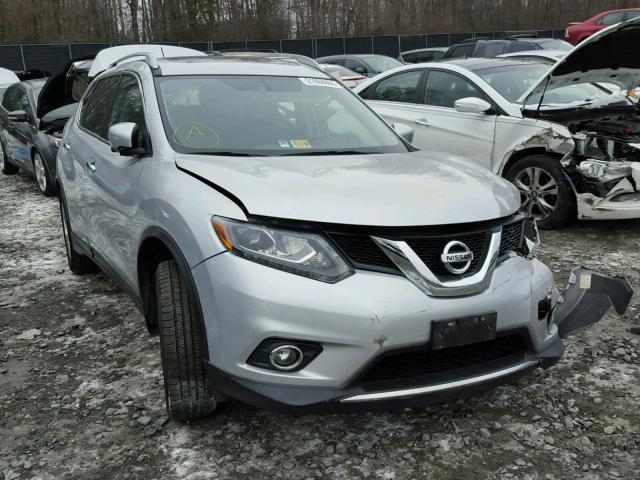 5N1AT2MV7FC750379 - 2015 NISSAN ROGUE S SILVER photo 1