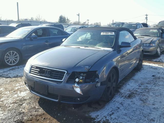 WAUAC48H46K001577 - 2006 AUDI A4 1.8 CAB GRAY photo 2