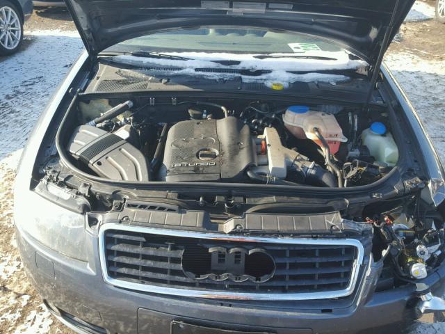 WAUAC48H46K001577 - 2006 AUDI A4 1.8 CAB GRAY photo 7