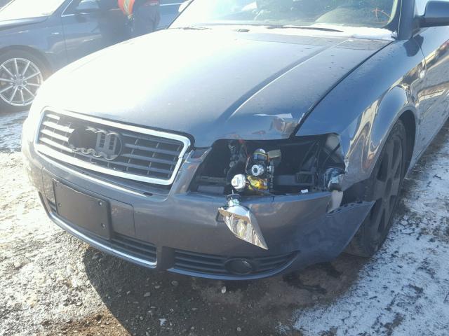 WAUAC48H46K001577 - 2006 AUDI A4 1.8 CAB GRAY photo 9