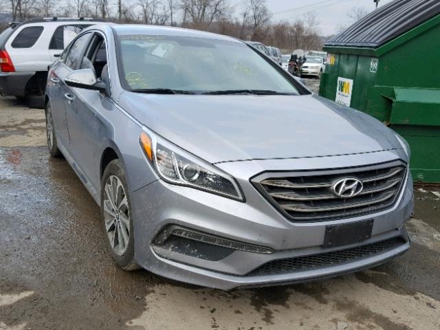 5NPE34AF1GH273520 - 2016 HYUNDAI SONATA SPO GRAY photo 1