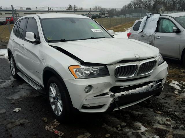 5UXWX9C53E0D42326 - 2014 BMW X3 XDRIVE2 WHITE photo 1