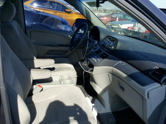 5FNRL38405B035153 - 2005 HONDA ODYSSEY EX GRAY photo 5