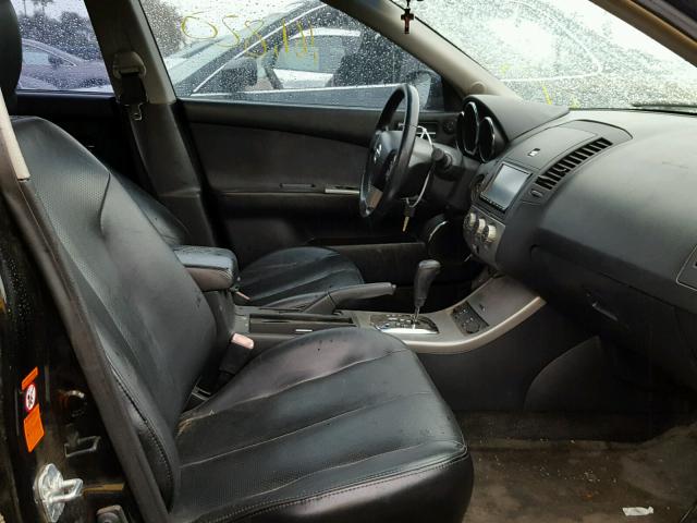 1N4BL11E65N455645 - 2005 NISSAN ALTIMA SE BLACK photo 5