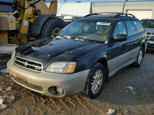 4S3BH806727608211 - 2002 SUBARU LEGACY OUT TWO TONE photo 2
