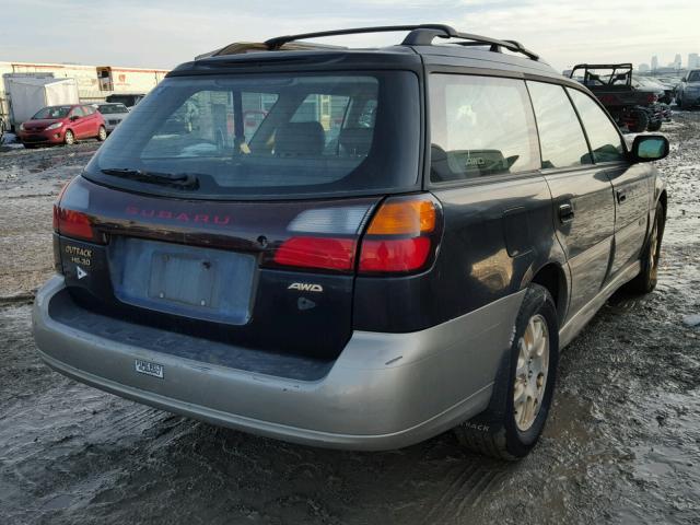 4S3BH806727608211 - 2002 SUBARU LEGACY OUT TWO TONE photo 4