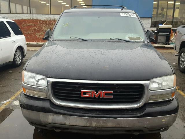 1GKEK13Z02J257130 - 2002 GMC YUKON BLACK photo 10