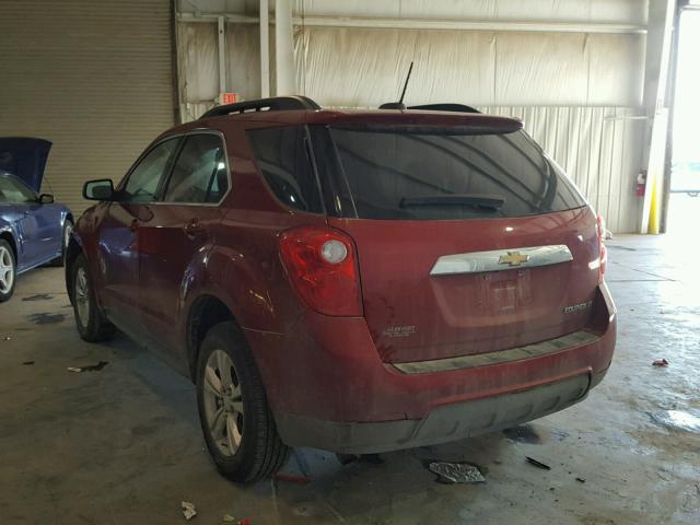 2GNALCEK4F6405924 - 2015 CHEVROLET EQUINOX LT RED photo 3