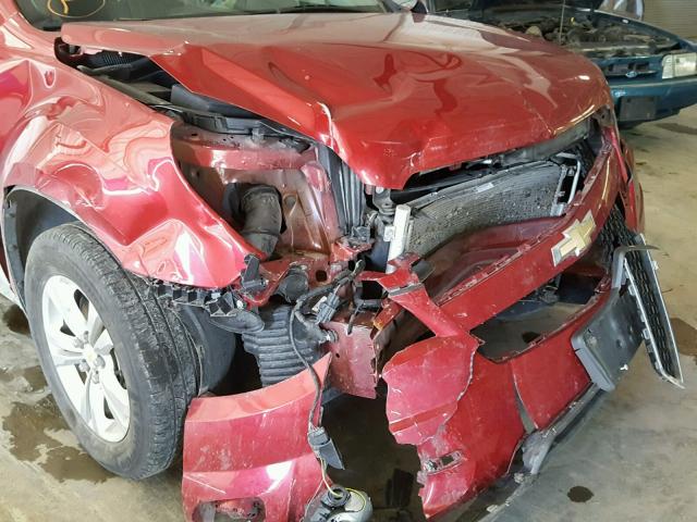 2GNALCEK4F6405924 - 2015 CHEVROLET EQUINOX LT RED photo 9