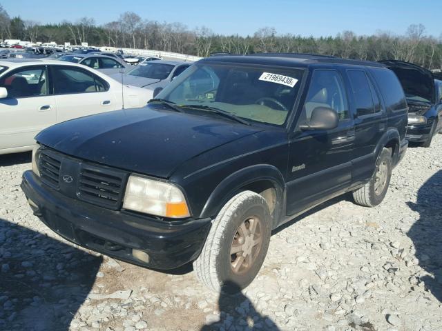 1GHDT13W1W2718226 - 1998 OLDSMOBILE BRAVADA BLACK photo 2