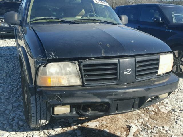 1GHDT13W1W2718226 - 1998 OLDSMOBILE BRAVADA BLACK photo 9